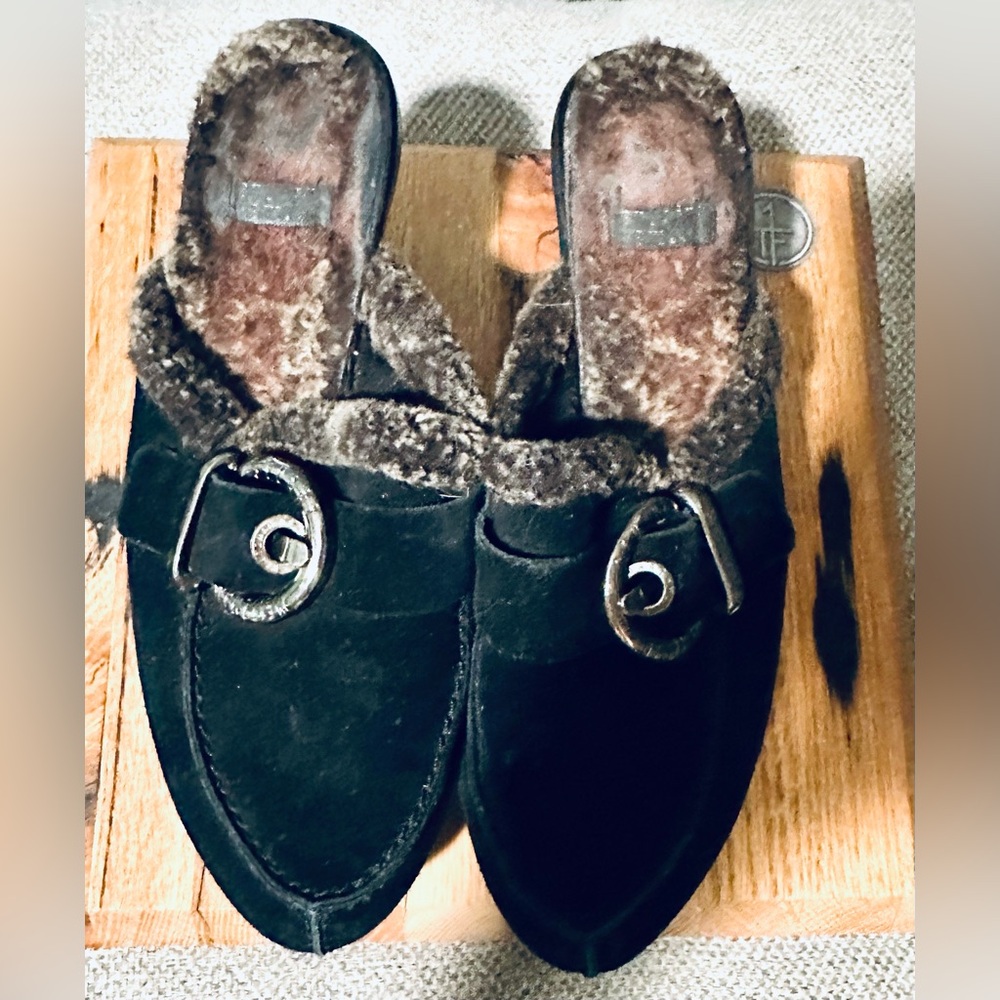 Stuart Weitzman “Clogger” Mules